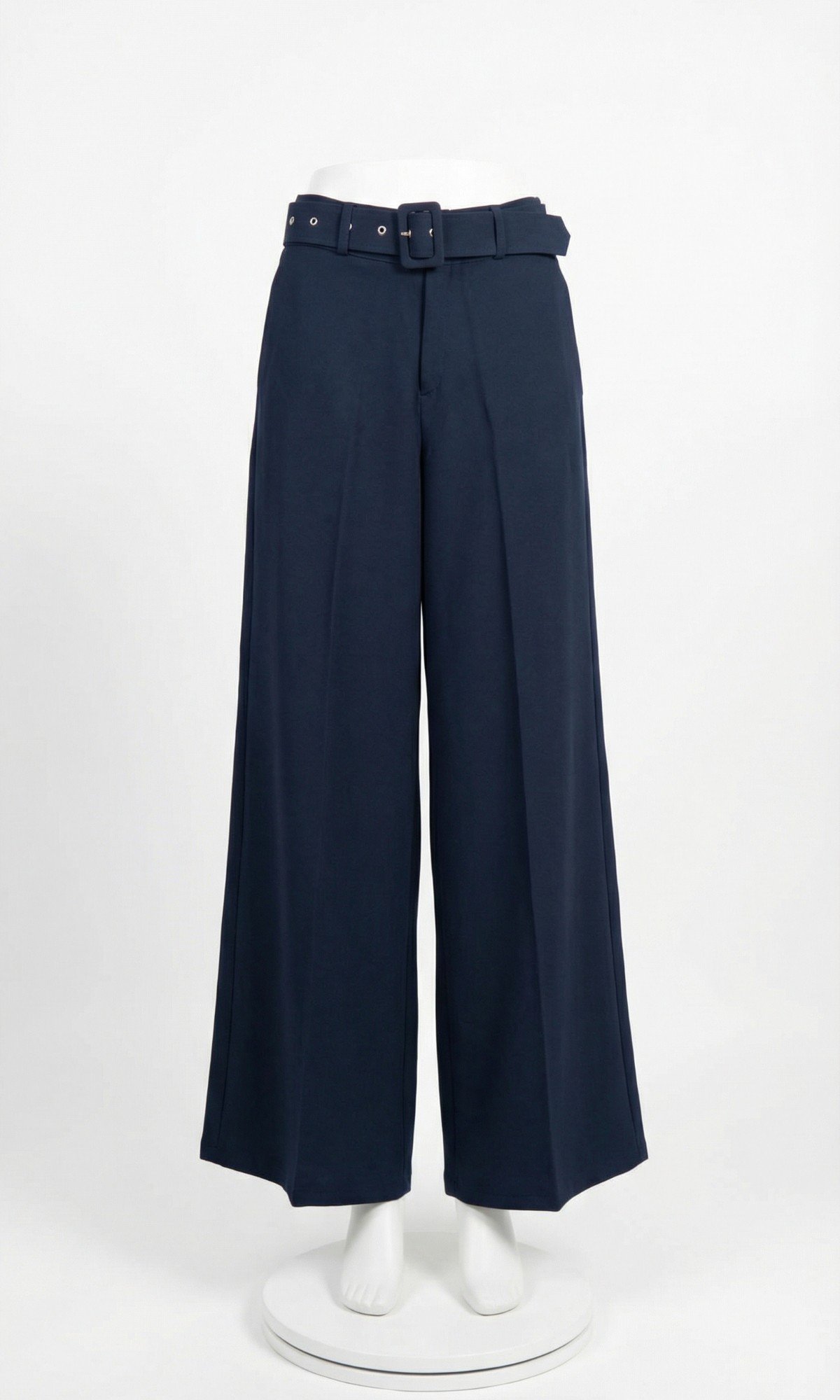 PANTALON PALAZO CON CINTURON - Image 3