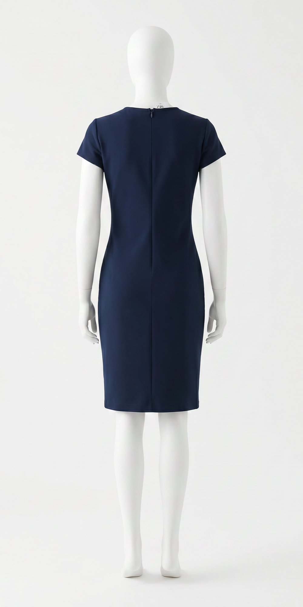 VESTIDO RECTO CUELLO EN V - Image 2