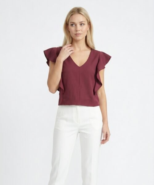 BLUSA CROP ELASTICO ATRÁS