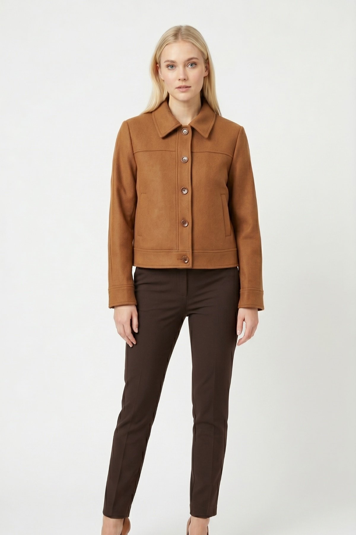 CHAQUETA CORTA DE PAÑO - Image 7