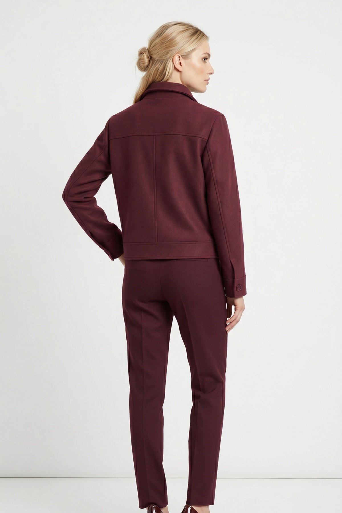 CHAQUETA CORTA DE PAÑO - Image 2