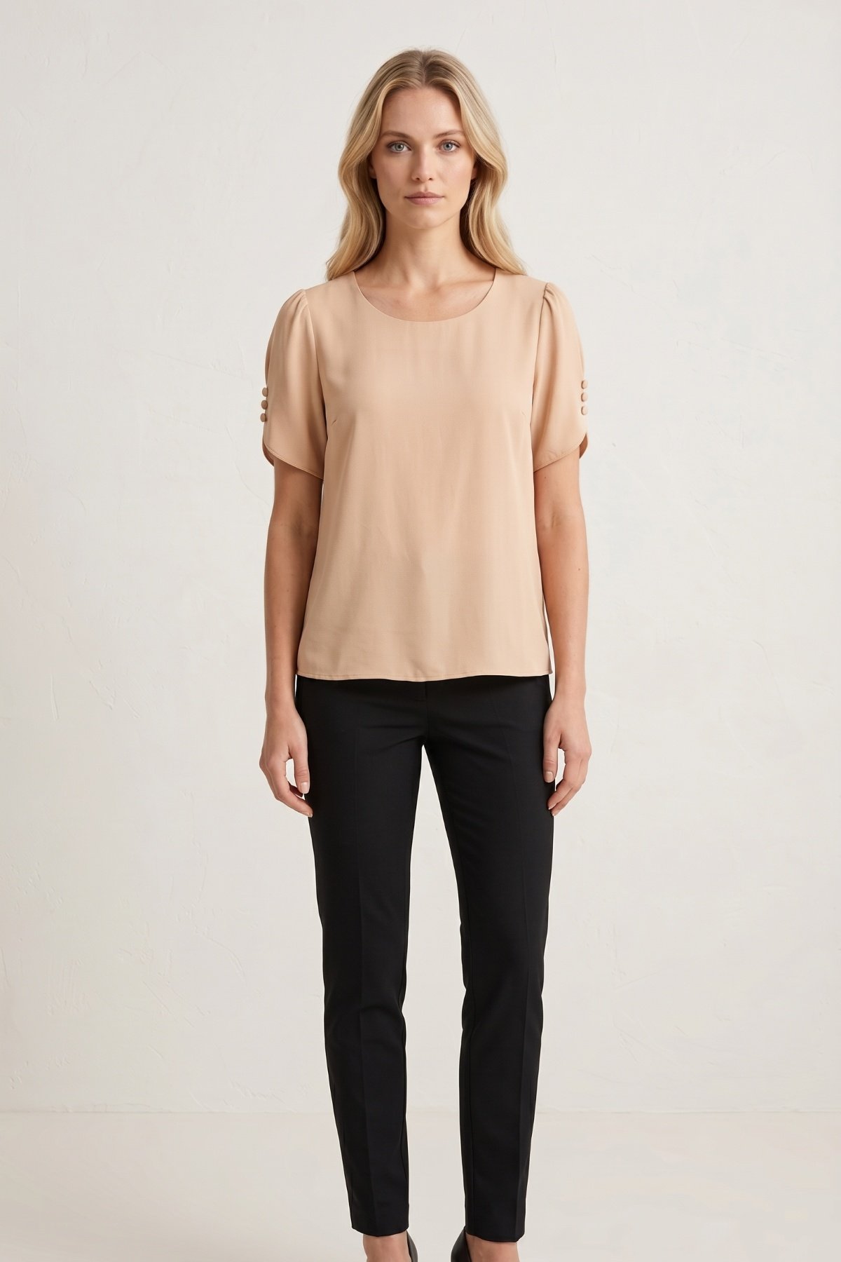 BLUSA MANGA CORTA CON BOTONES - Image 3