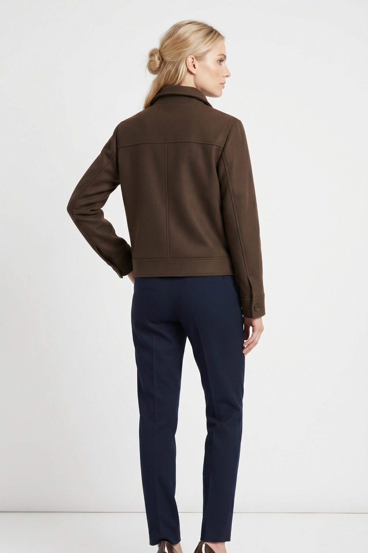 CHAQUETA CORTA DE PAÑO - Image 4