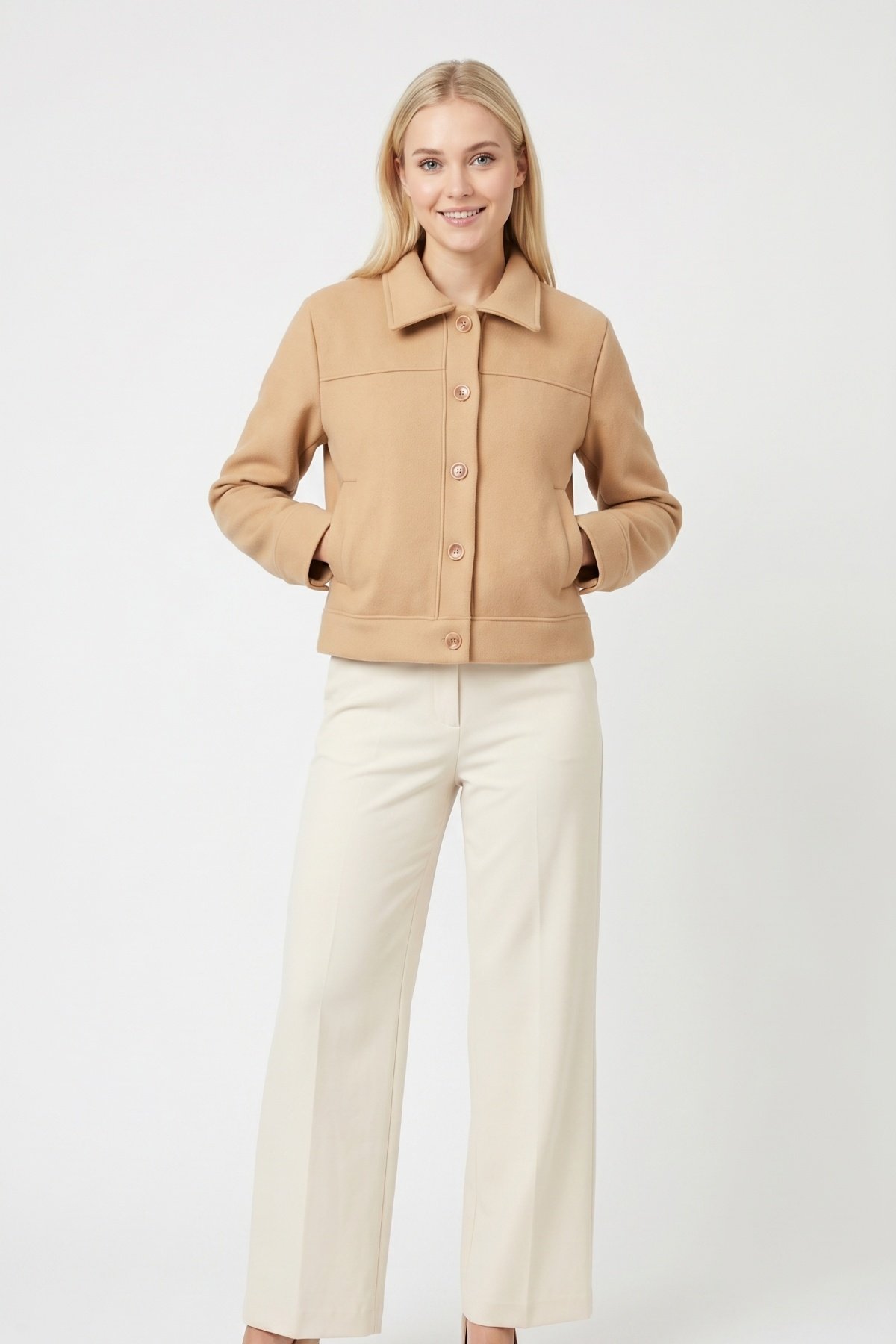 CHAQUETA CORTA DE PAÑO - Image 5