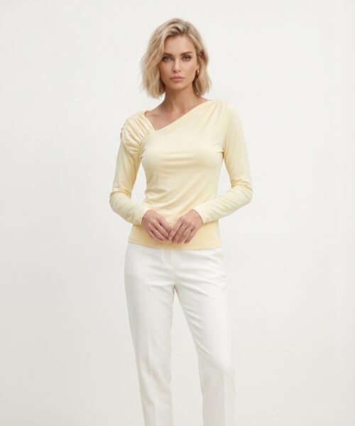 BLUSA HOMBRO ENCARRUJADO